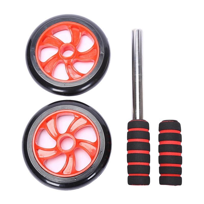 Double Wheeled Updated Abdominal Press Wheel Rollers Gym Exercise Equipment For Body Building Fitness and health massage 22