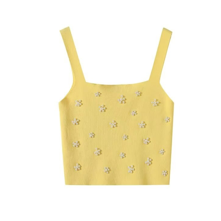 Trafzr søde toppe til kvinder gyaru sommer cropped gary clothes bustier crop strikket  y2k vest dame tubetop med åben ryg