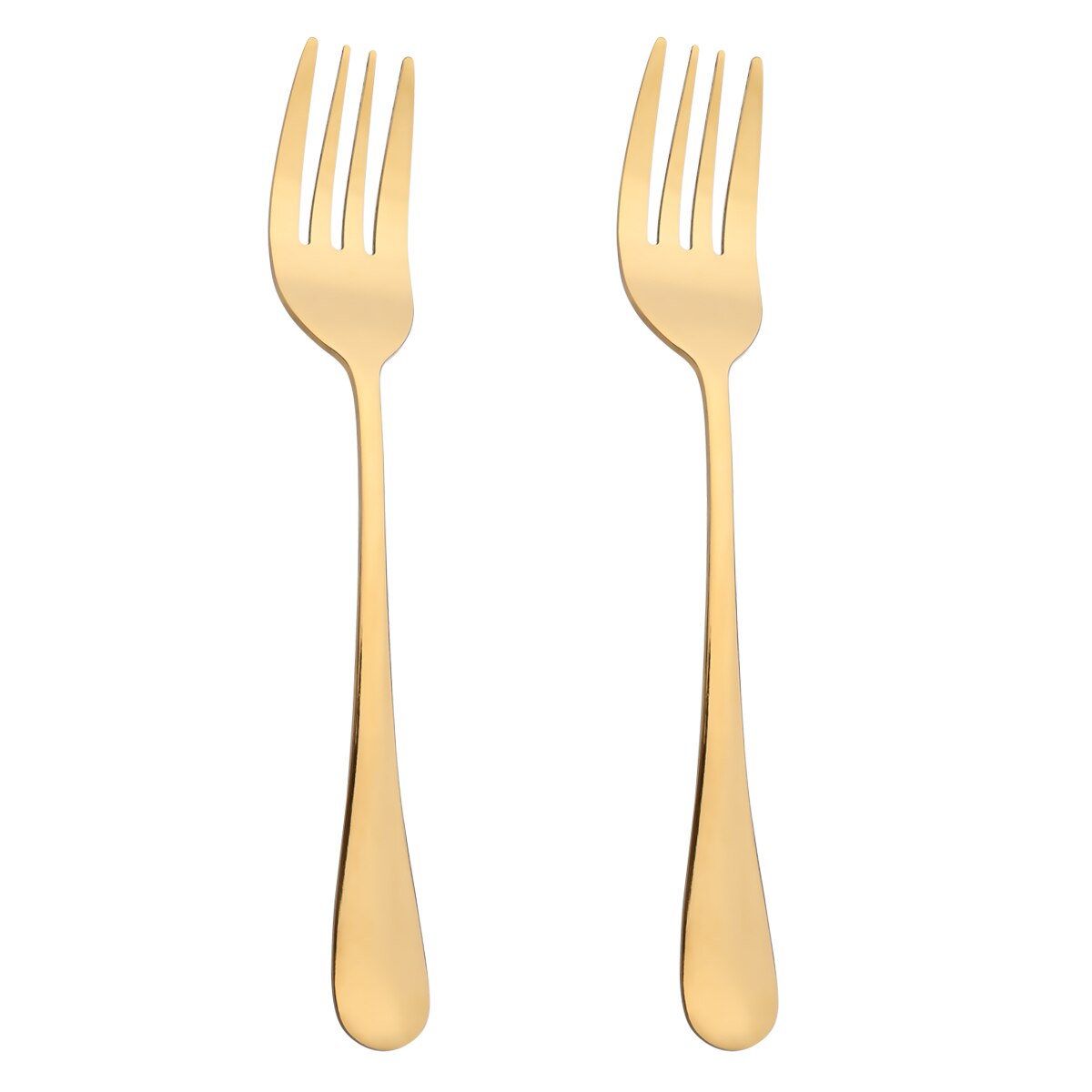 2Pcs Big Salad Serving Spoon Fork Set Mix Spoon Pot Porridge Tool Public Restaurant Serving Kitchenware Using Buffet Utensil: Gold C