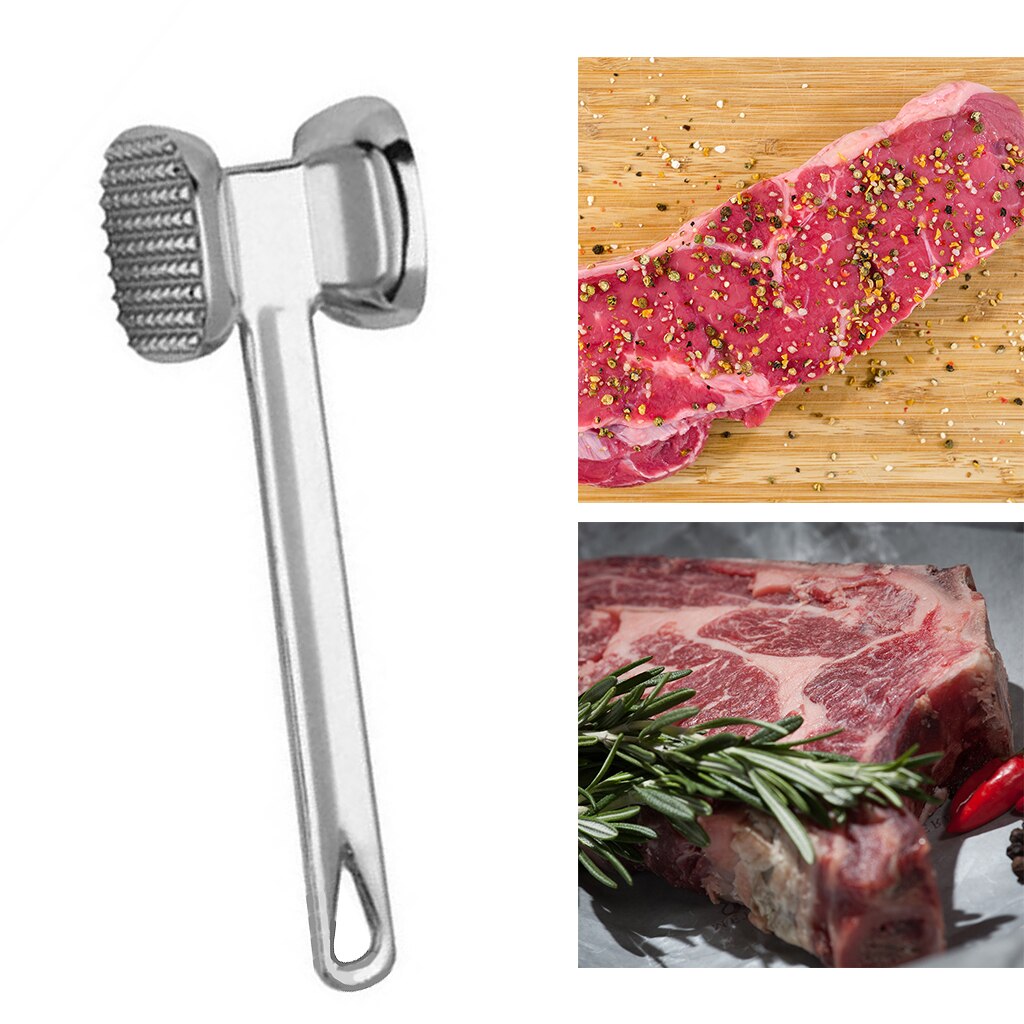 Meat Tenderizer, Dual-Sided Meat Mallet, Meat Hammer Used for Steak, Chicken, Fish，Meat Pounder, Meat Tenderizer Tool: M