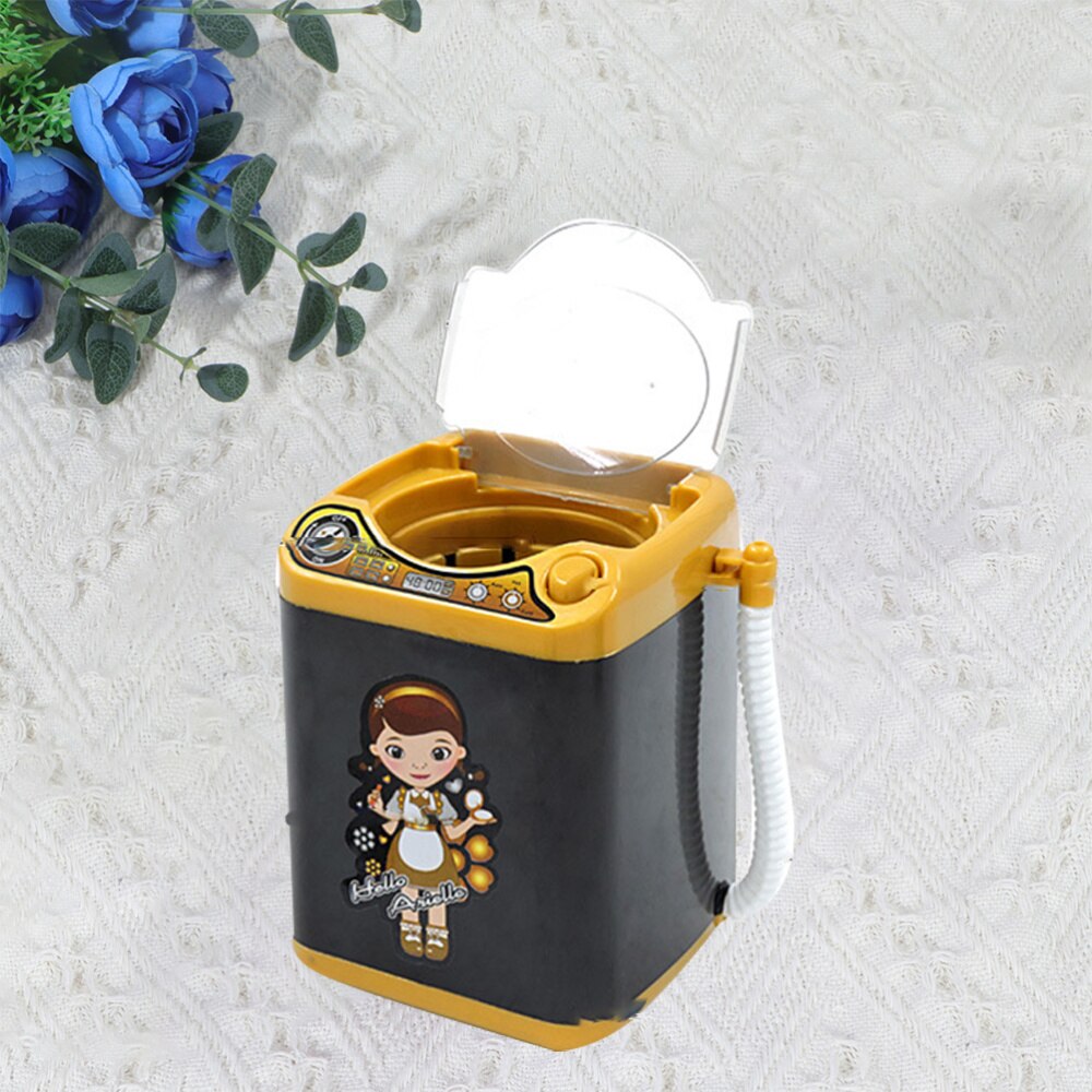1PC Washing Machine Electric Mini Washing Machine Mini Home Appliances Simulated Washing Machine for Kids Childr