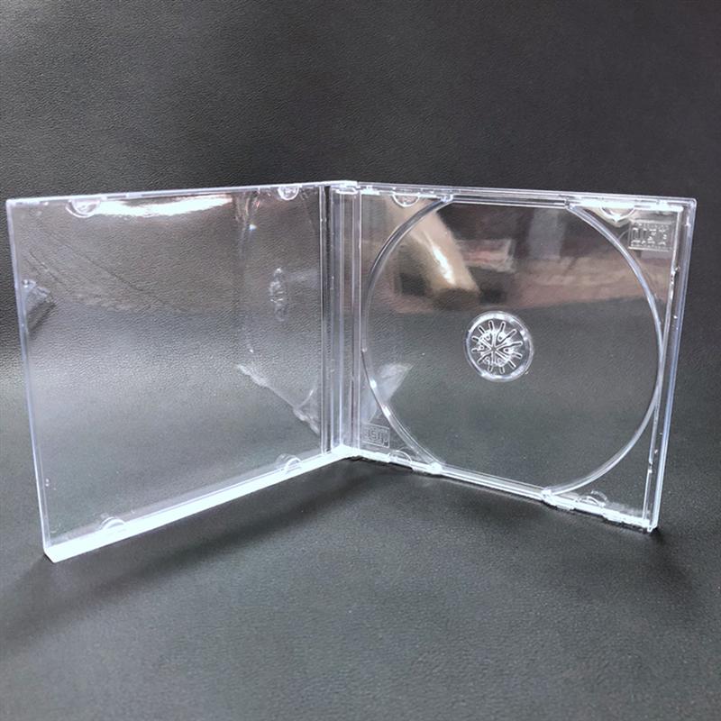 6 kpl kannettava cd-tallennuslaatikko kestävä dvd-laatikko muovinen dvd-kotelo cd-pakkauskotelo kotiteatterin kauppamatkoille