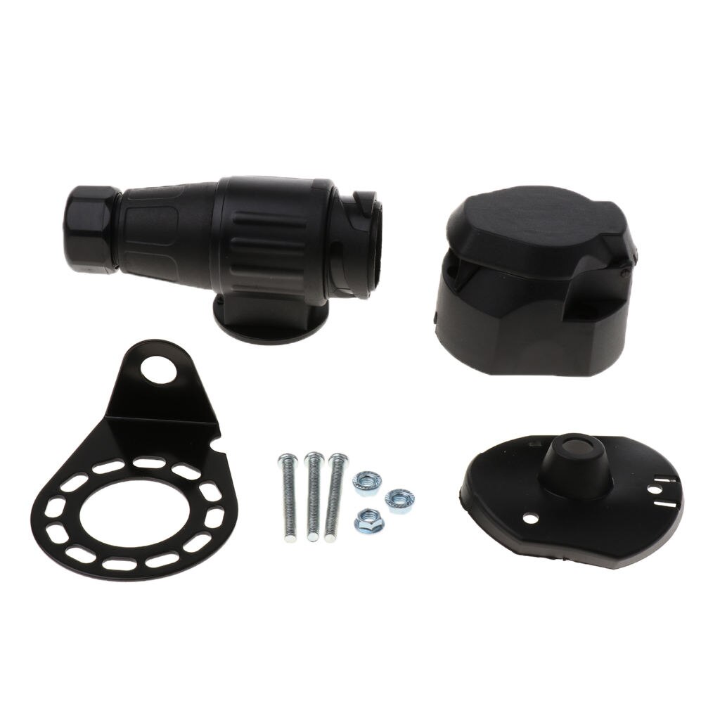 13 Pin Trailer Caravan Plug Socket Set Adapter Connector Conversion Kit