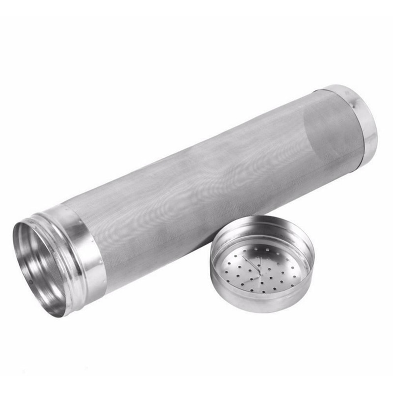 Stainless Steel Brew Beer Hop Mesh Filter Strainer with Hook Beer Brewing equipment inline filter distillation washable for bags