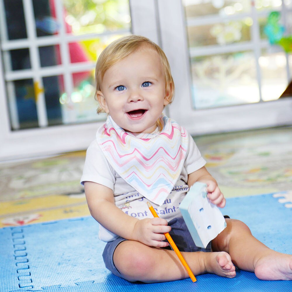100% organische Baumwolle Baby Lätzchen Neugeborenen Baby Bandana Lätzchen Für Zahnen & Fütterung Unisex Lätzchen Sets Für Mädchen & Jungen