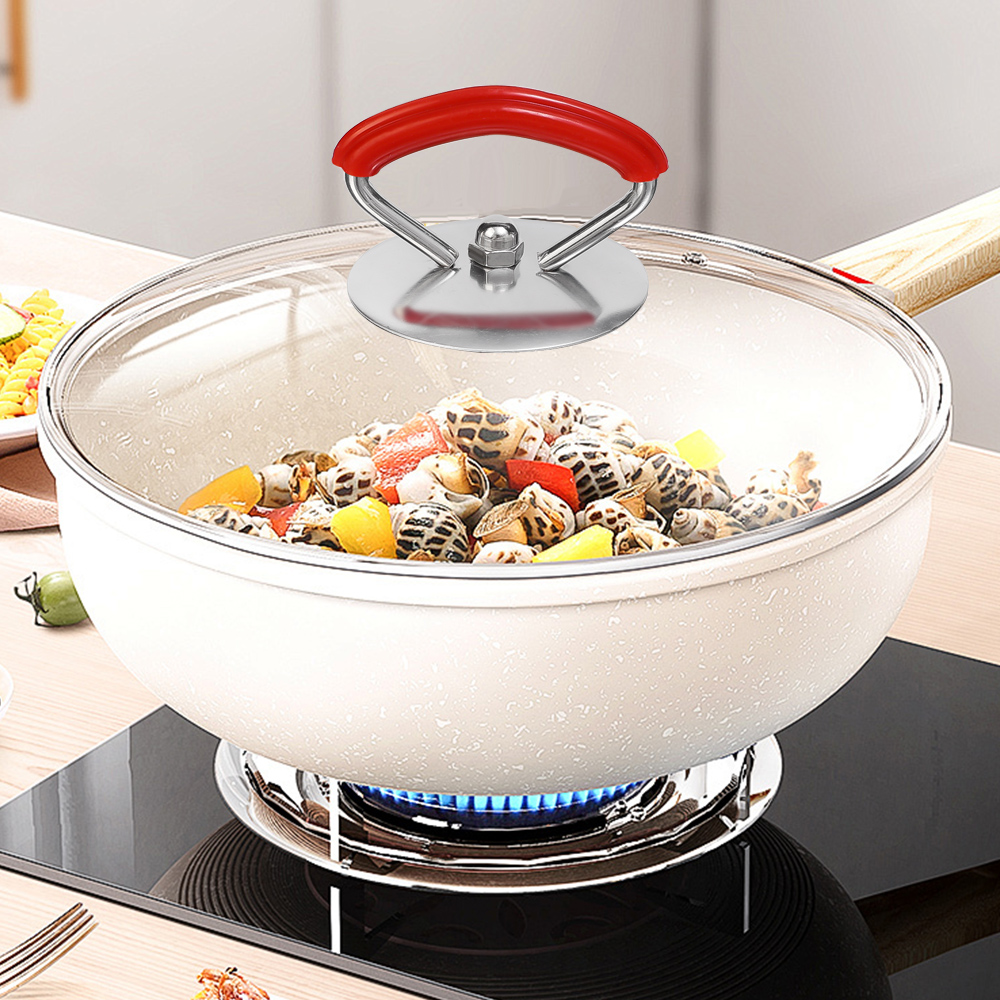 Manija de tapa de repuesto Universal, utensilios de cocina, olla, sartén, perilla de agarre, cubierta, tapa de sartén, accesorios de cocina, 4/2/1 Uds.