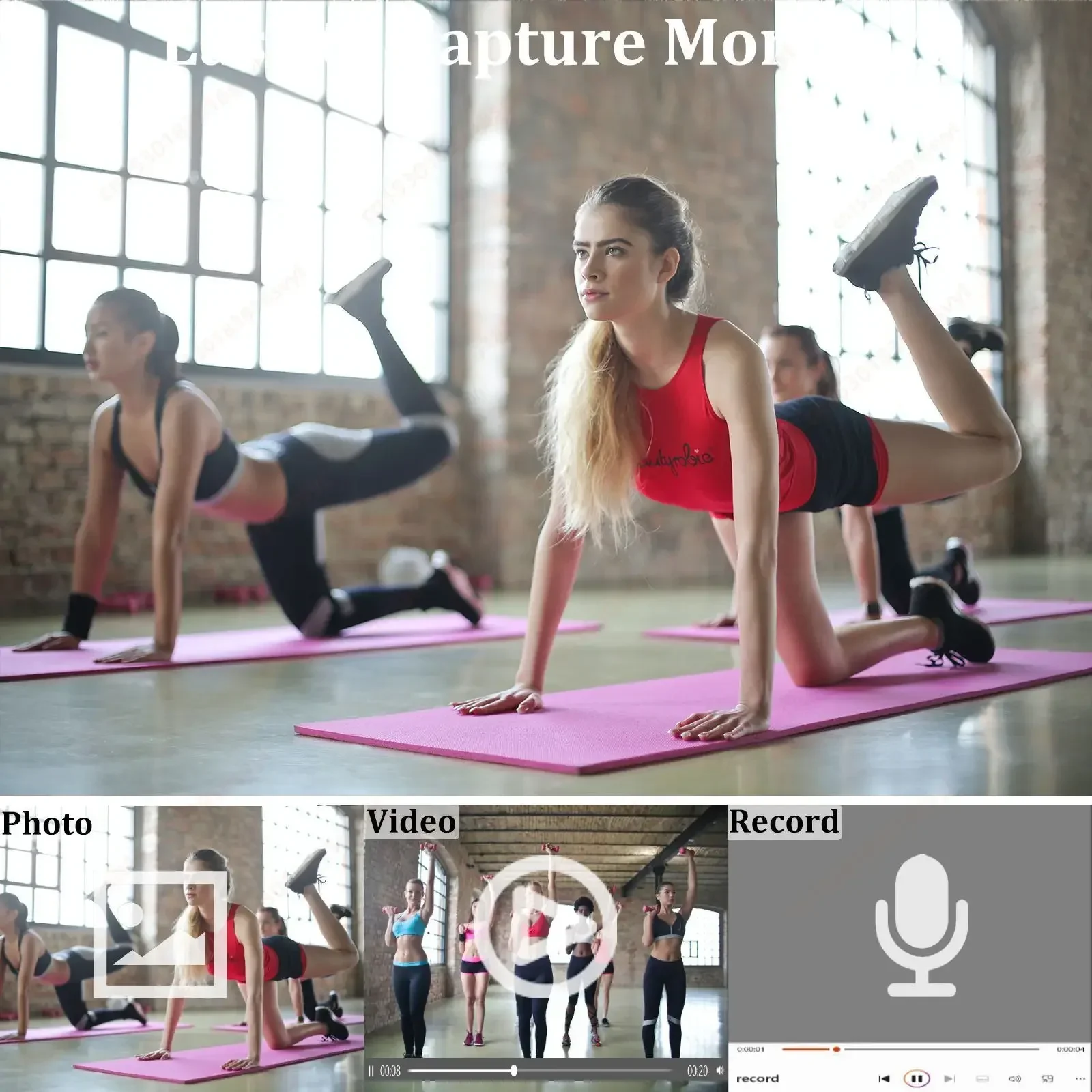 Xiaomi 8k hd mini actiecamera met wifi, 180 ° draaibare achterclip, ir-nachtzicht, sportcamera, reiscamera, fietser, videorecorder