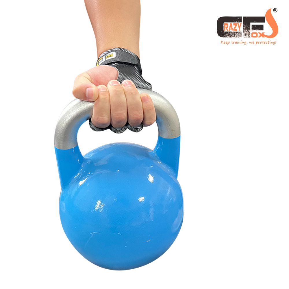Gants d'haltérophilie pour haltères, poignées de gymnastique, entraînement côtelé, musculation, fitness en surpoids, Kettlebel