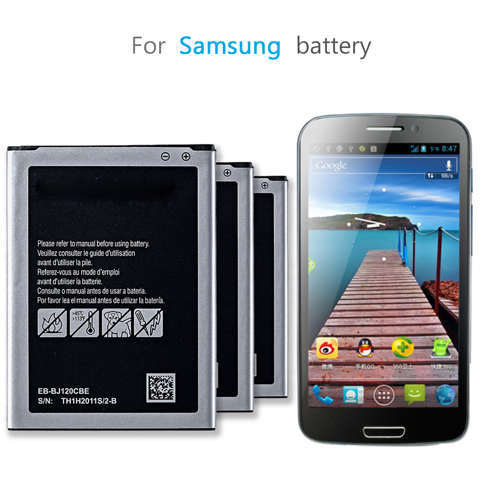 Phone Battery For Samsung Galaxy Express 3 J1 SM-J120A SM-J120F SM-J120F/DS J120 J120h J120ds Battery EB-BJ120CBE 2050mAh