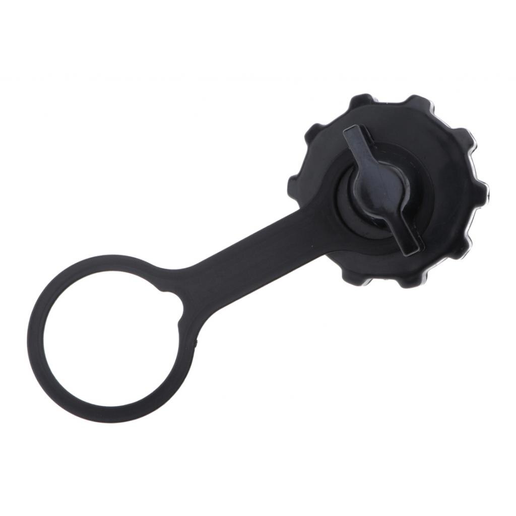 Fuel Oil Tank Cap Plastic Cover for 4 /5 / 6HP Marine Outboard Engine Black