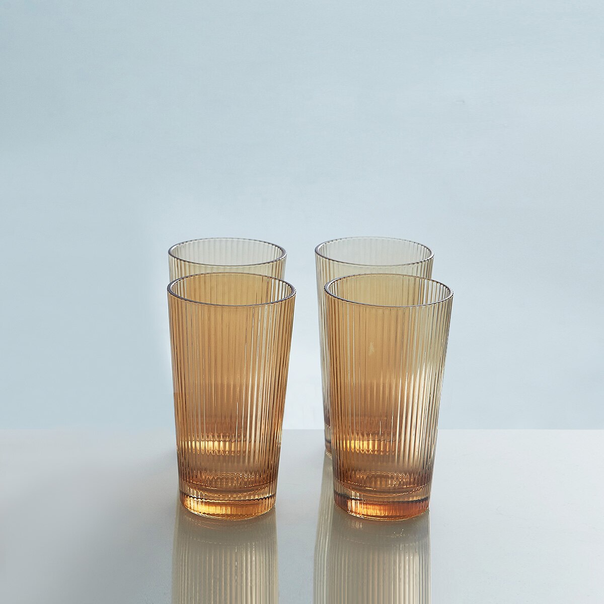 Glass Water Pitcher Cup Set Water Bottle Nordic Kitchen Juice Jug Household Heat Resistant Kettle Large Capacity Teapot Set Cups: amber 4 cups