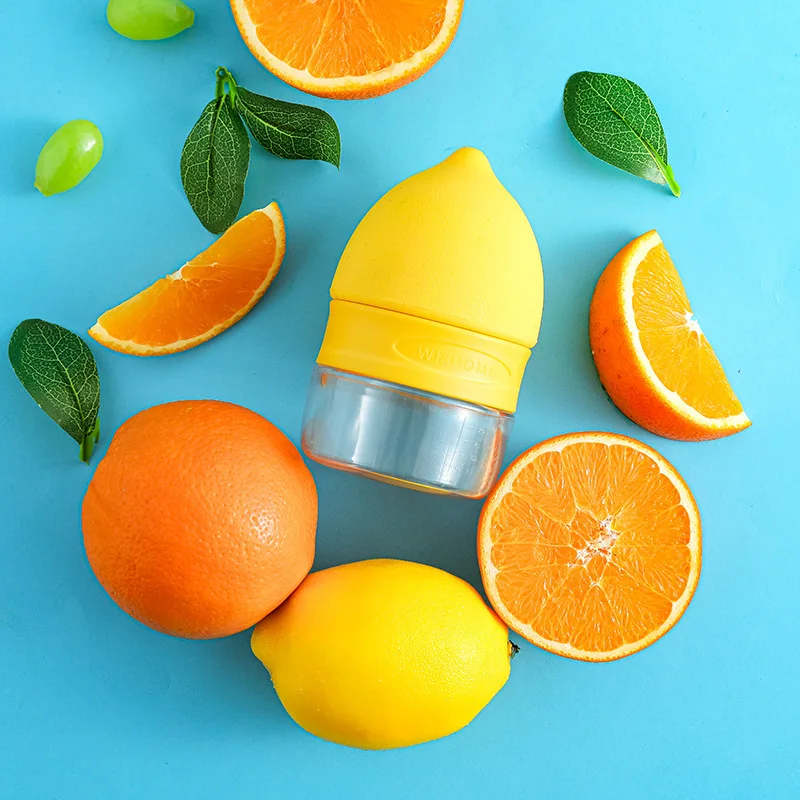 Handleiding Juicer Silicone Lemon Juicer Mini Drie In Een Juicer Kleine Fruit Gereedschap