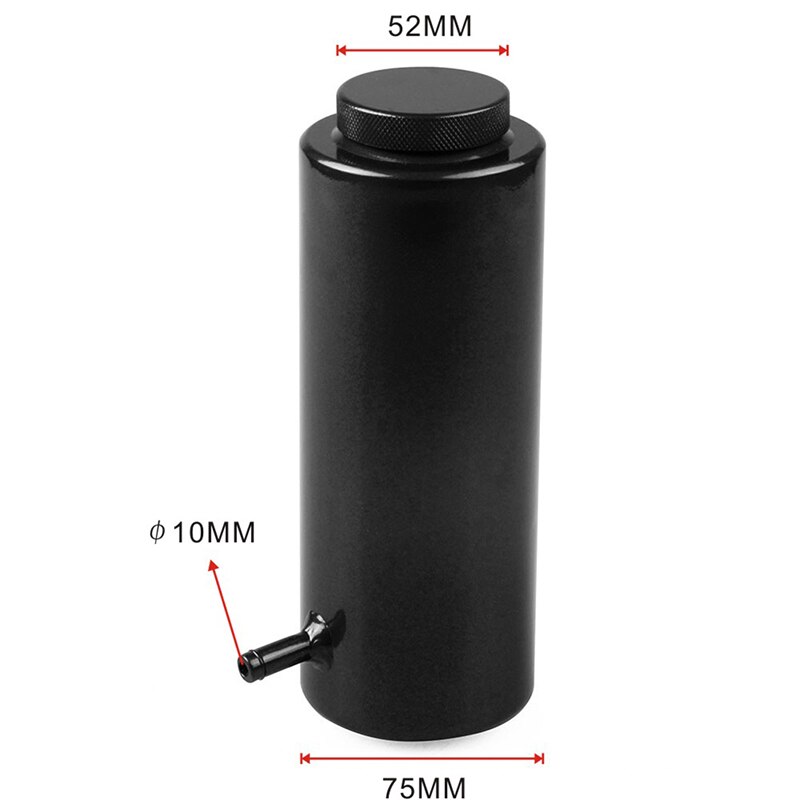 Cylinder Radiator Overflow Reservoir Coolant Tank Universal Can Radiator Coolant Tank Car Styling Coolant Expansion Tank