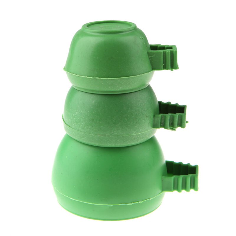 Mini papegøje mad vand skål foder plast fugle duer bur sand kop fodring med håndtag