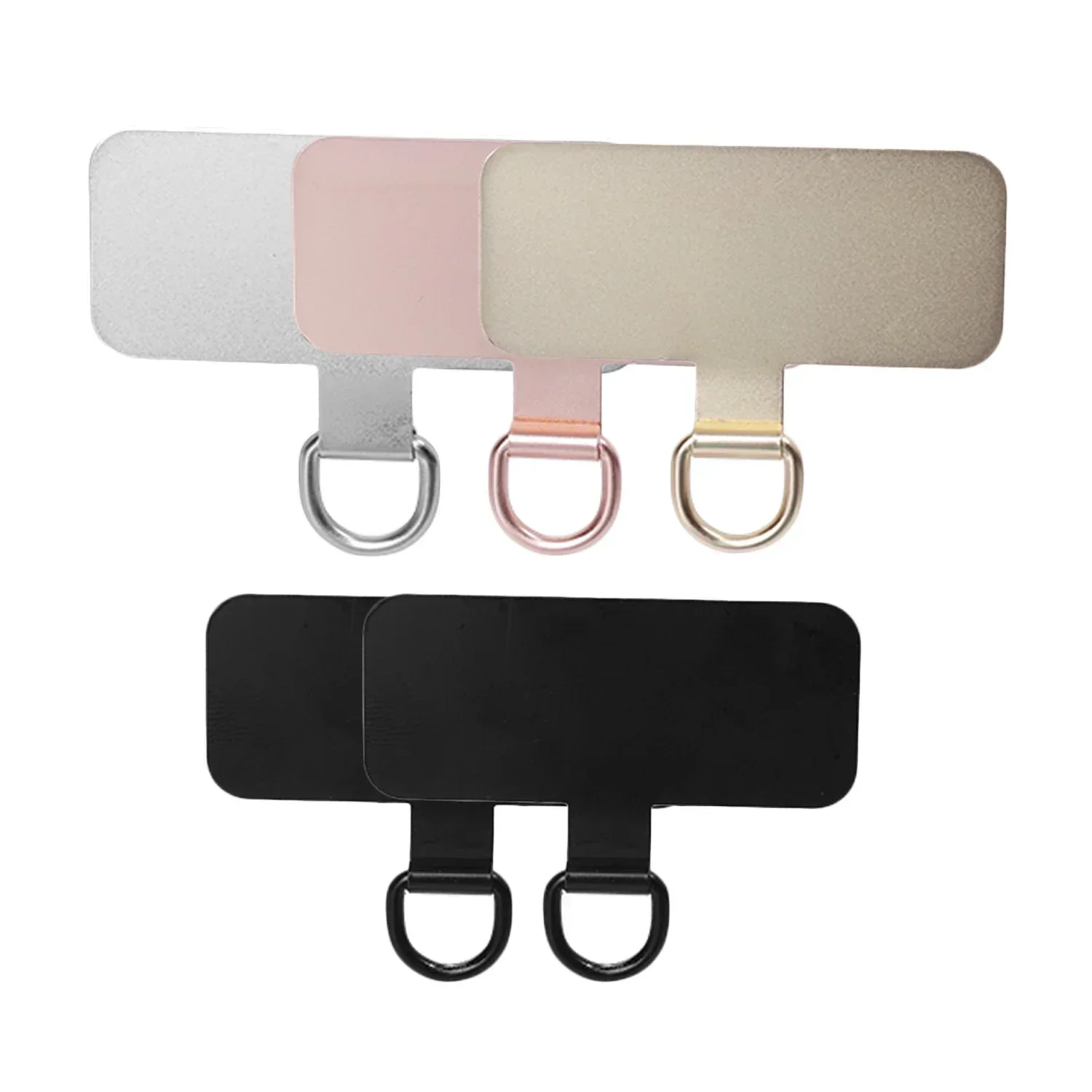 Metal Phone Tether Tab with Anti-Scratch Film Universal Mobile Phone Lanyard Gasket Replacement Stainless Steel Phone Patch Pads: Other