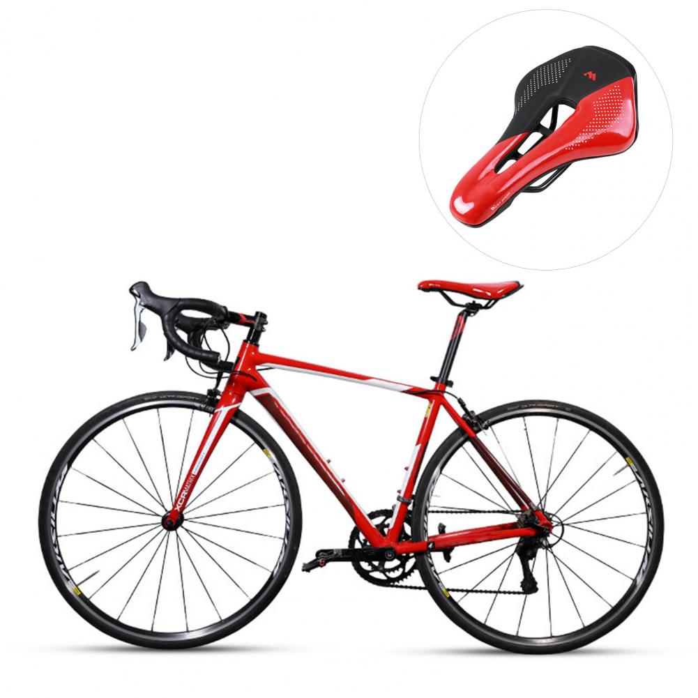 Selle de vélo ajourée confortable, respirante et souple avec coussin de siège pour le cyclisme