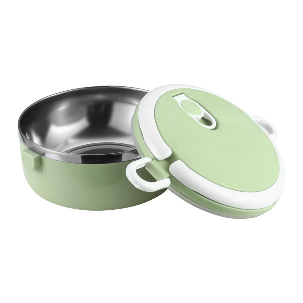 700 Ml Draagbare Lunchbox Roestvrijstalen Geïsoleerde Bento Lunchbox 1 Layer Servies Voedsel Opslag Container Lunchbox Met deksel: Green / 3Tiers 2100ml