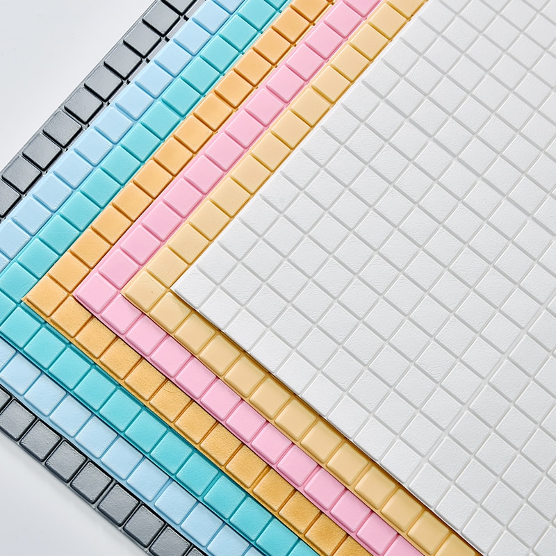 3D Wall Stickers Modern Mosaic Pattern PE Foam Waterproof Living Room Bedroom Kitchen wall covering DIY Self adhesive Wallpapers