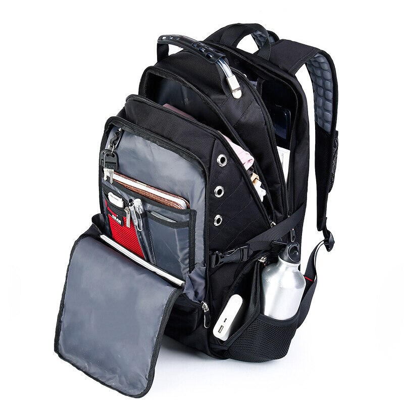 Sixrays crianças sacos de escola de carregamento usb moda negócios casual turista anti-roubo à prova dwaterproof água 15.6 Polegada portátil mochila