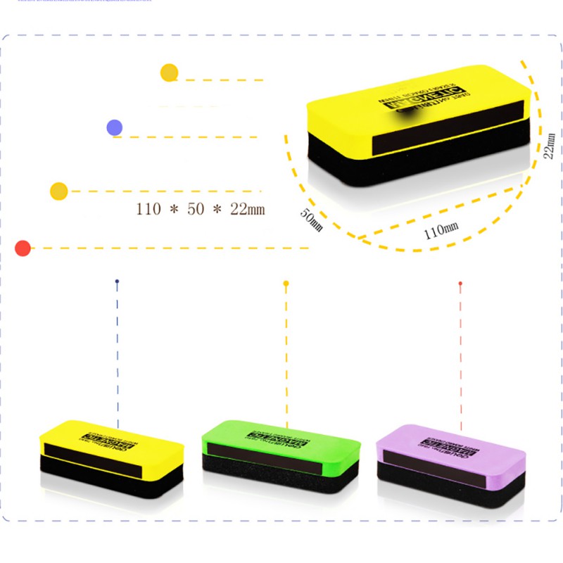 Kleur Schoolbord Gum Marker Cleaner School Office Blackboard Willekeurige Kleur Levering