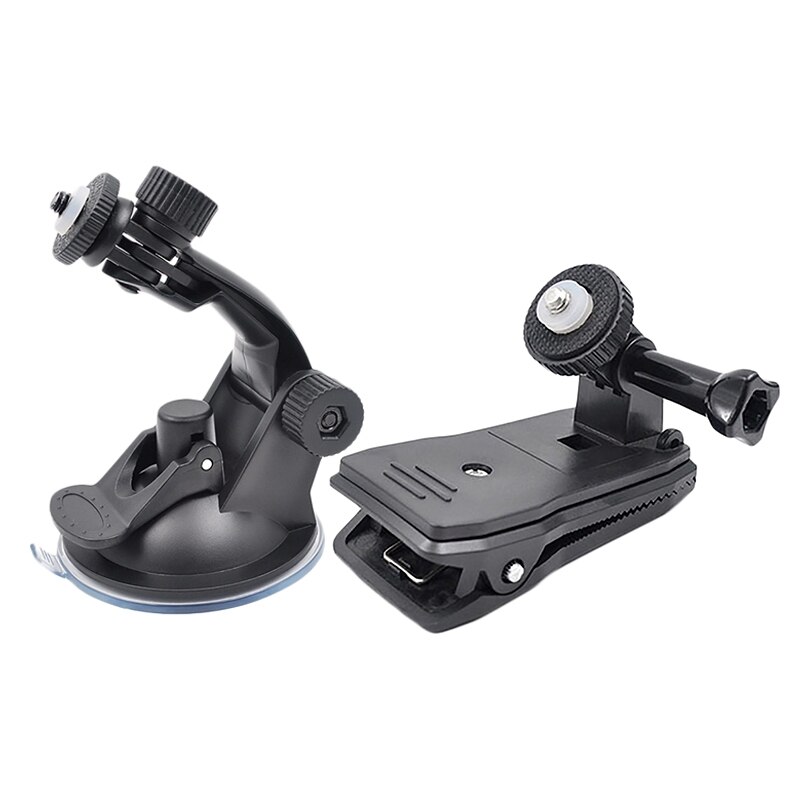 3c-2x tischhalterungen & saugnapf für insta 360 eins x/evo zubehör & rucksackclip
