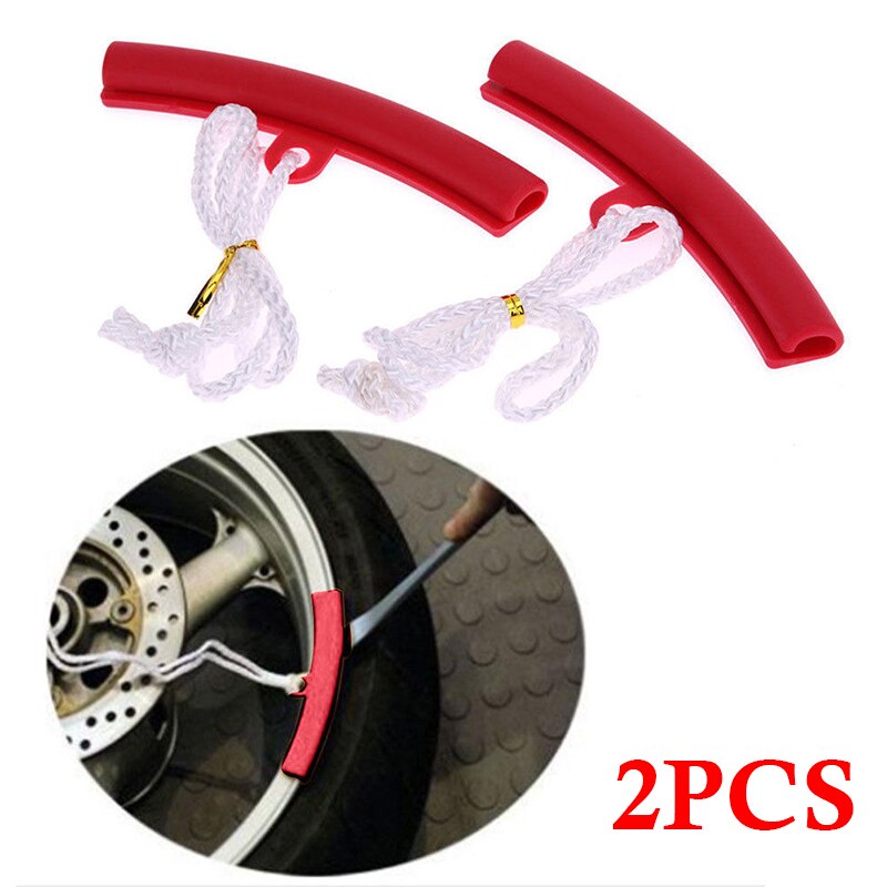Flexible Tire Tyre Rim Wheel Changing Protection Tool Plastic 2pcs Car Kit Part