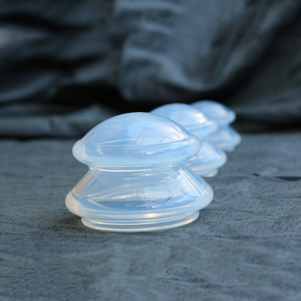 4 Stuks Siliconen Cupping Comfortabele Vacuüm Duurzaam Zachte Cupping Cups Voor Body Massage