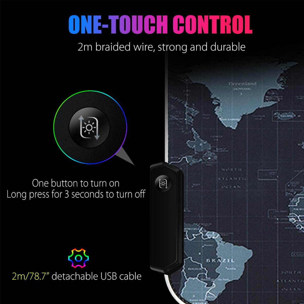 RGB Gaming Mouse Pad Large Gamer Computer Mousepad LED Keyboard Desk PC Mause Pad Laptop Desk Mat