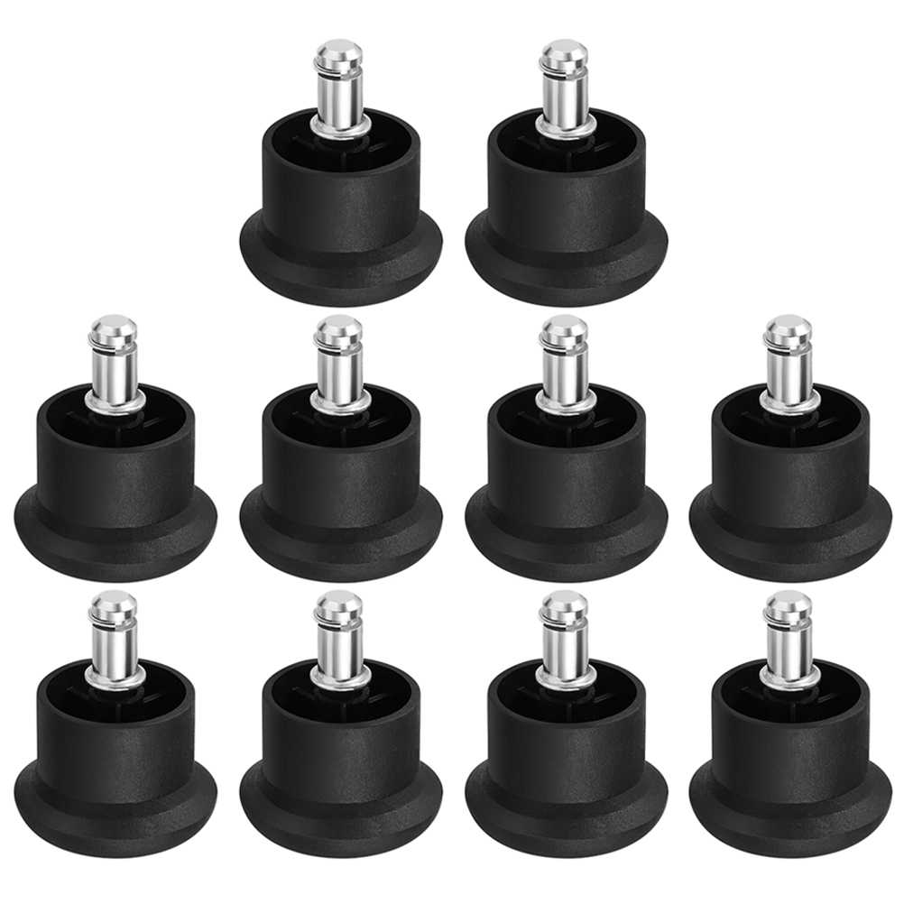 10 Stücke Stuhlstopper Feste Fußpolster Möbel Beinstopfen Caster Glide Anti Scratch Bodenschutz Schwarz Robuste Matten Büro Zuhause: Default Title