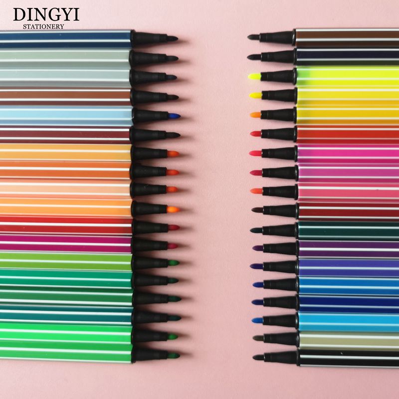 DINGYI-rotuladores de acuarela lavables, no tóxicos, 6/12/18/24/36, para pintar, para niños, suministros de arte