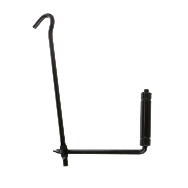 Tijeras con mango de Metal para coche, llave Jack, herramienta de reparación de ruedas duradera, color negro, E7CA