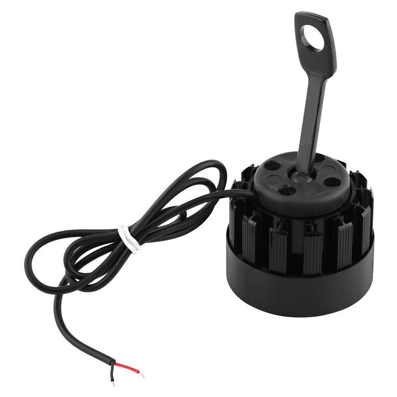 2 Pcs 12V 24W Motorrad Scheinwerfer Led Scheinwerfer, 4 LEDs Universal Motorrad Fahren Scheinwerfer-Schwarz