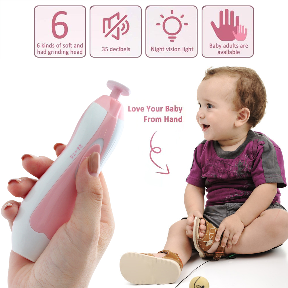 Baby neglesaks sæt dejlige klippere trimmer nyfødt elektrisk trimmer sæt klipper sikkerhedspleje dragt produkter baby shower
