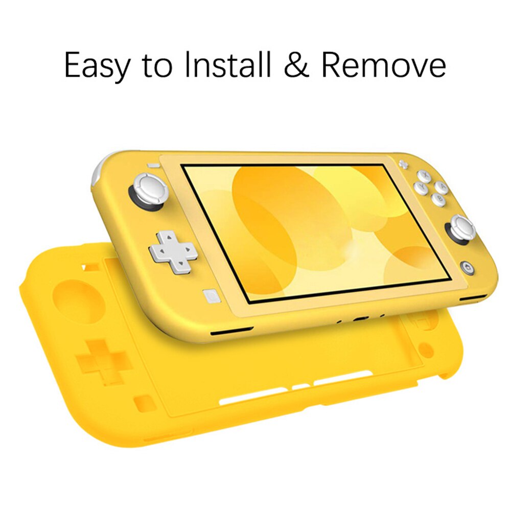 Caso de silicone macio para nintend switch lite caso para nintendo switch ns lite acessórios coque protetor tpu capa protetora