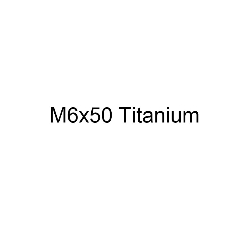 RISK 1pcs M6*30/35/40/50mm Titanium Bike Headset Bolt Bicycle Stem Top Cap Screw for MTB Road Bicycle M6x30mm M6x35 M6x40 M6x50: M6x50 Titanium
