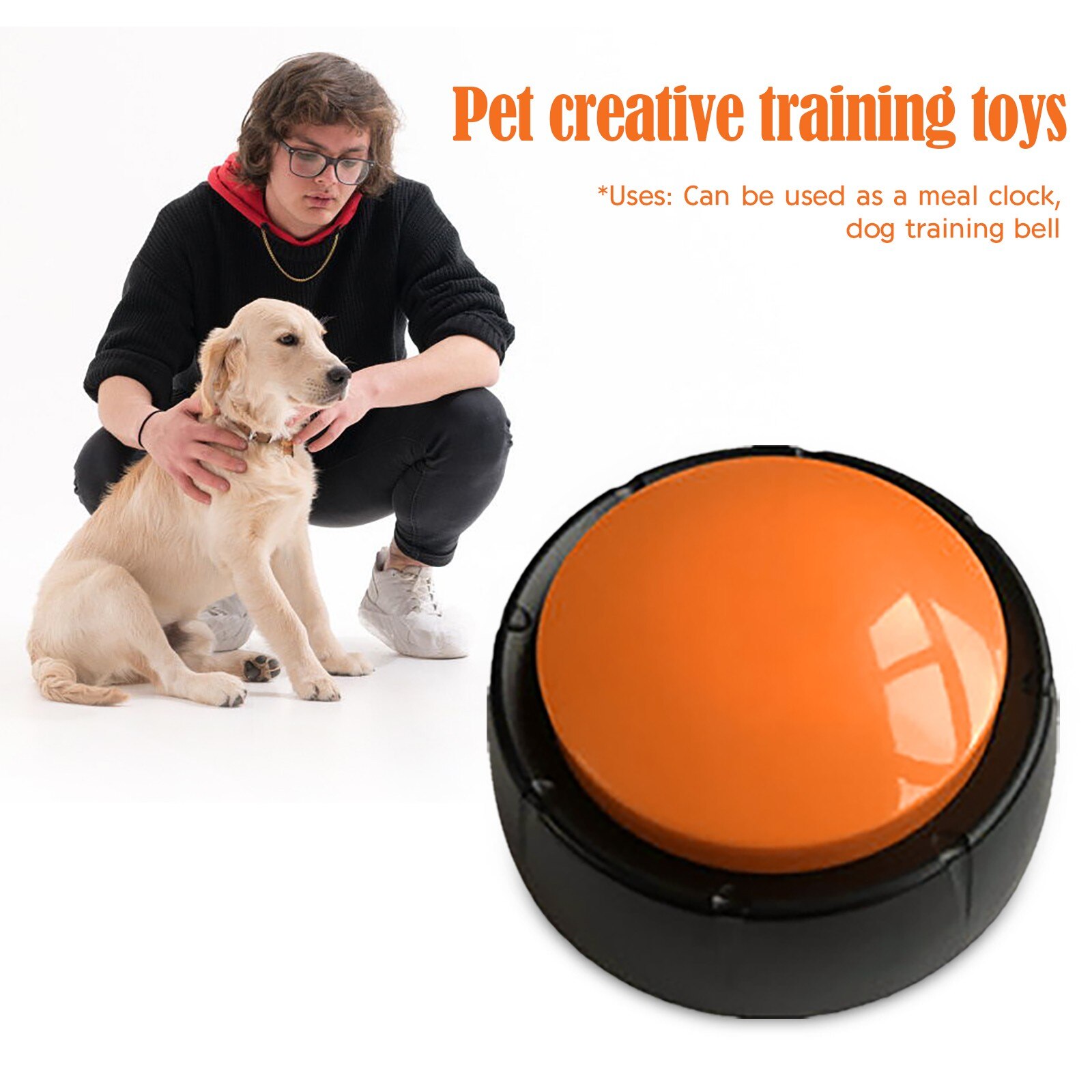 Dog Pet Bell Supplies Trainer Bells Training Cat Dog Toys Dogs Training Talking Pet Answers Response Training Equipment