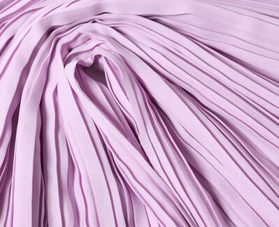 2 Meter 150 cm 59 "breite grau plissee Chiffon stoff perle garn stoff MM96: 6 hell Violett
