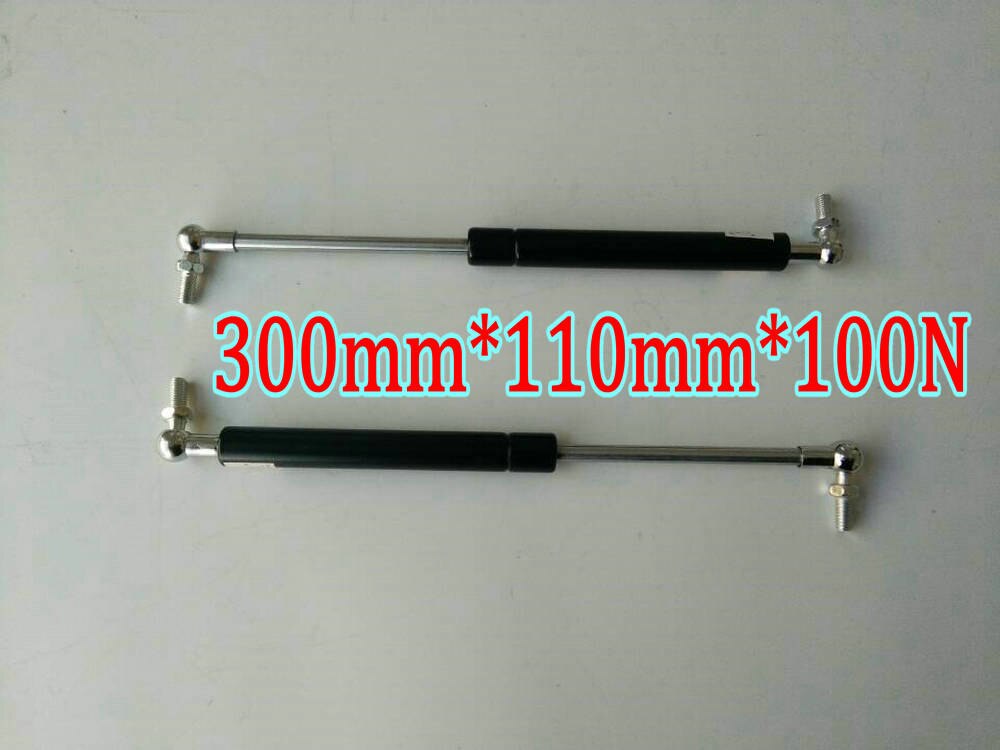 300mm Central Distance Ball Joint Gas Spring Hydraulic Lift Strut Support Auto Gas Spacing 80/100/120/160/250N Shock Absorber: 100N-2PCS