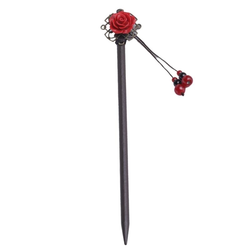 N7YD Antiek Chinese haarpen Haar ornament Traditionele haardecors voor Han -kostuum