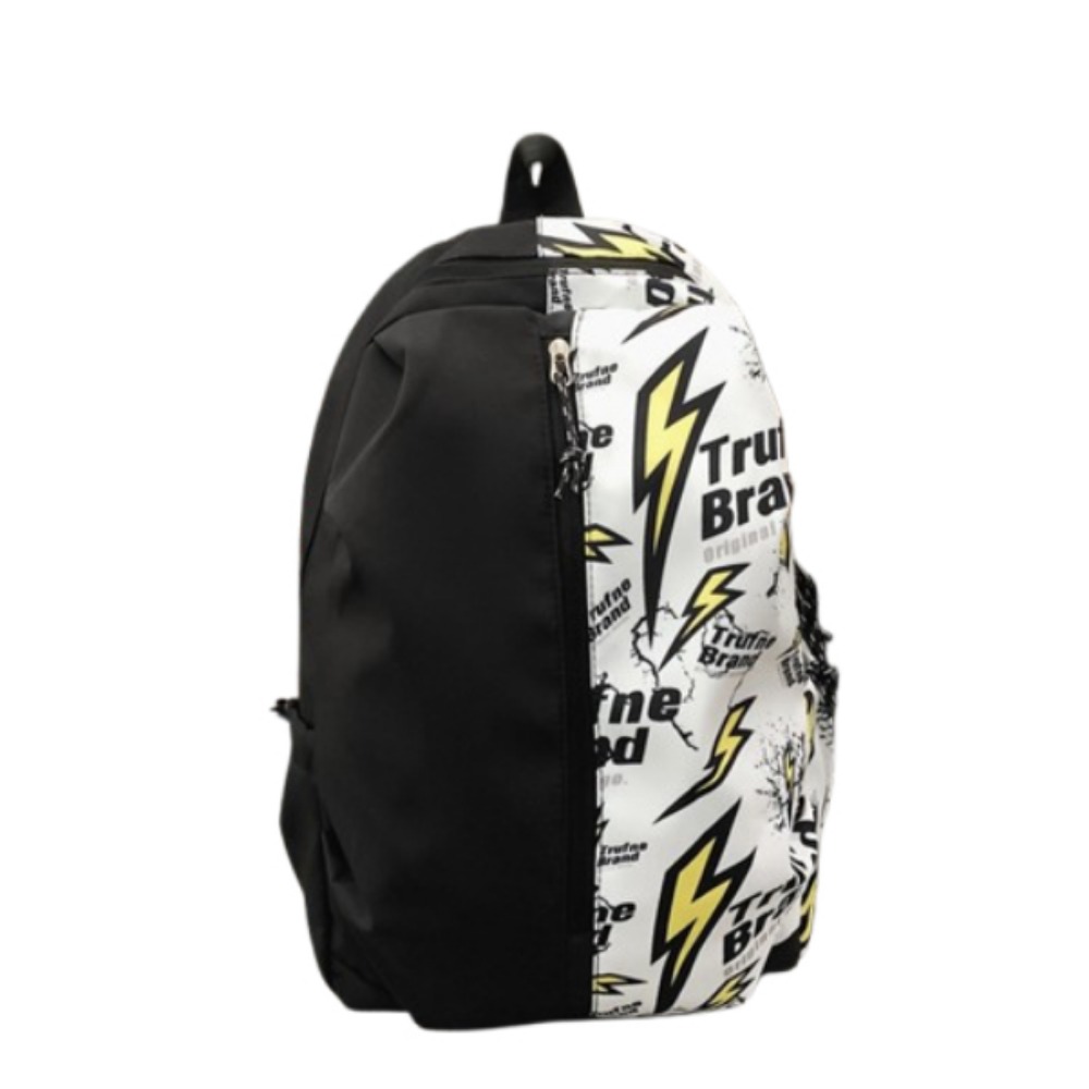 Oxford Fabric Outdoor Travel Bag Wear-resistant Multiple Pockets College Students Backpack Waterproof Breathable: black