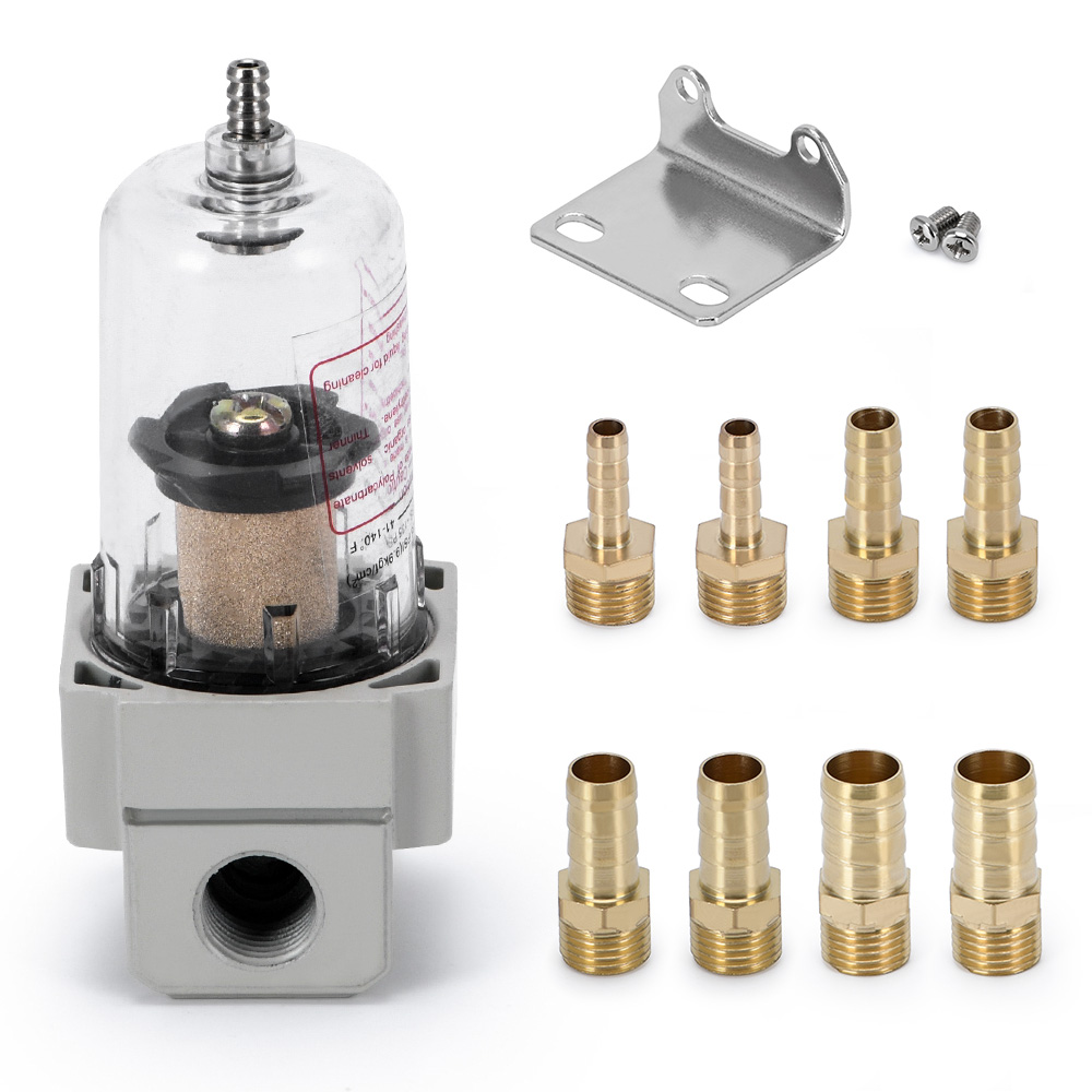 Tanque de captura de aceite de motor Universal, puede filtrar las impurezas, accesorios para automóviles, PQY-OST01,: Blanco