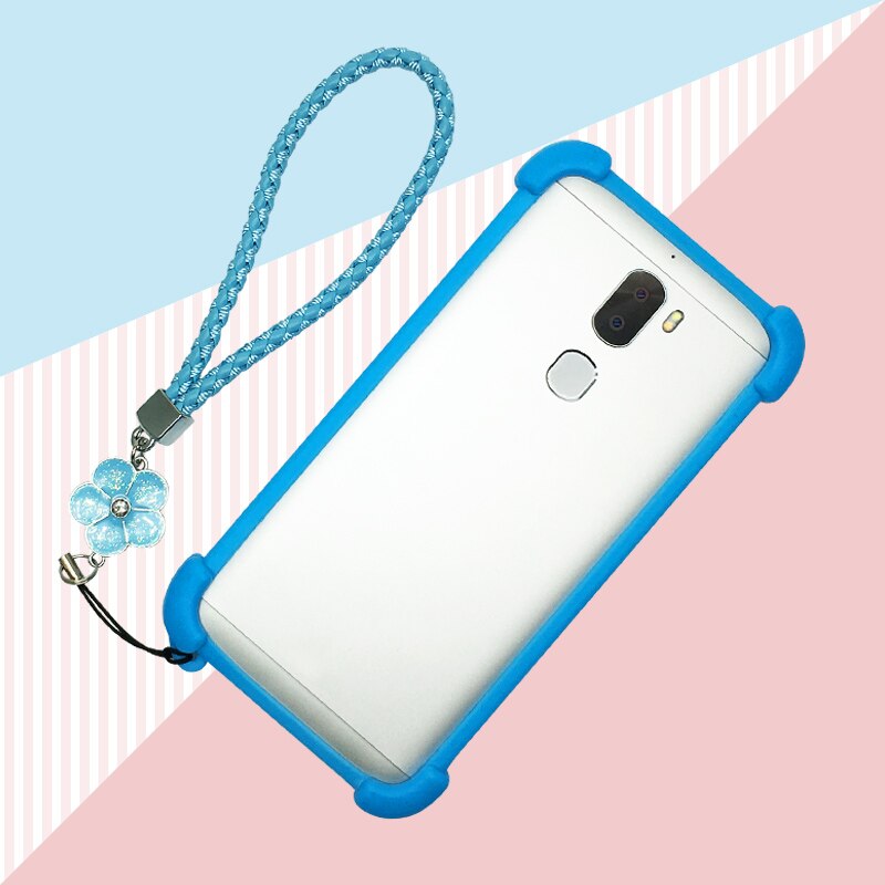 Hisense A2 pro funda A 2 pro Universal suave funda con cordón de mano para Hisense A2 funda señora chica hembra Hisense Infinity U965: Azul cielo