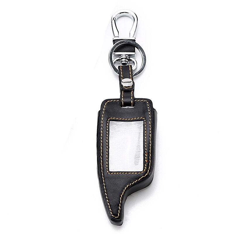4 Knoppen Lederen Auto Sleutel Cover Case Accessoires Voor Scher-Khan Magicar 5 Lcd Afstandsbediening Alleen Scher Khan Magicar m5
