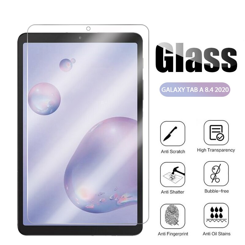 Tempered Glass Screen Protector For Samsung Galaxy Tab A 8.4 T307 10.1 T515 P580 8.0 7.0 T280 9.7 T550 T295 P205