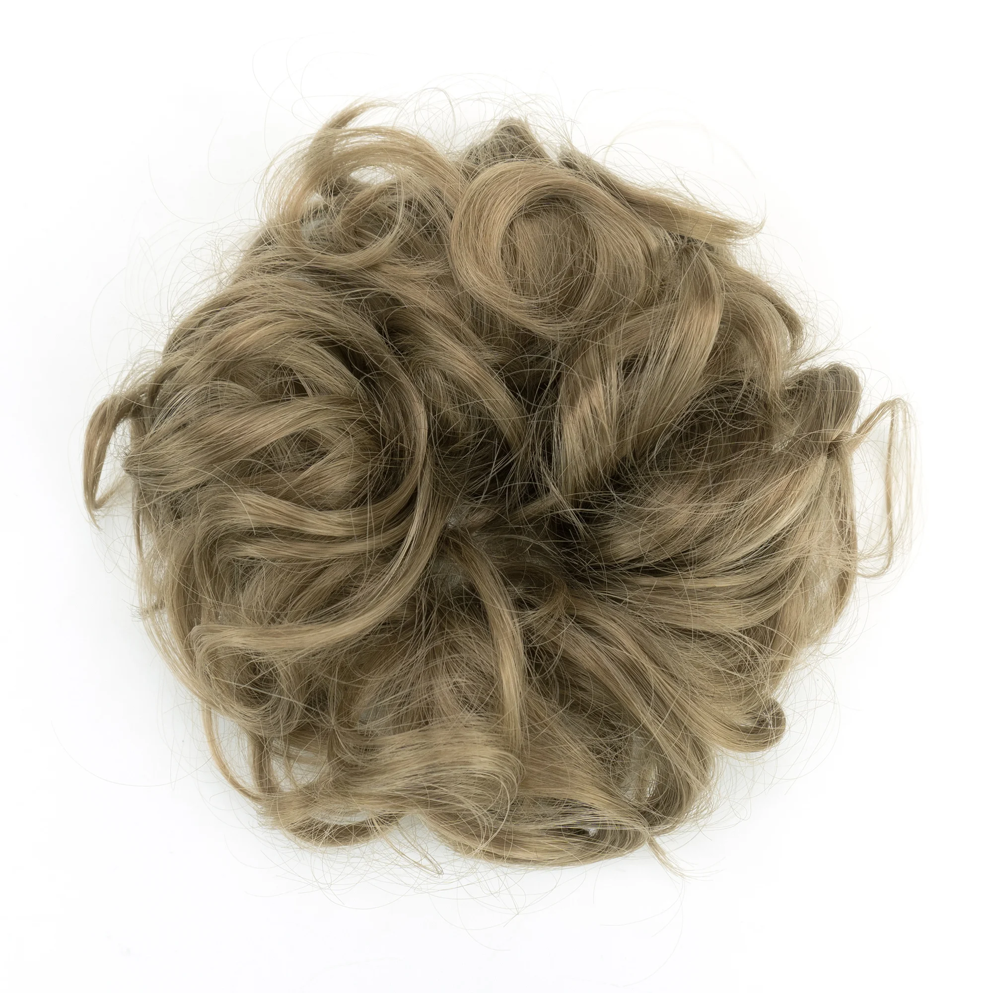 Syntetiskt rufsigt hårband vinrött uppsatt hårband flexibla scrunchies lockiga löshår chignon hårband scrunchie: #22