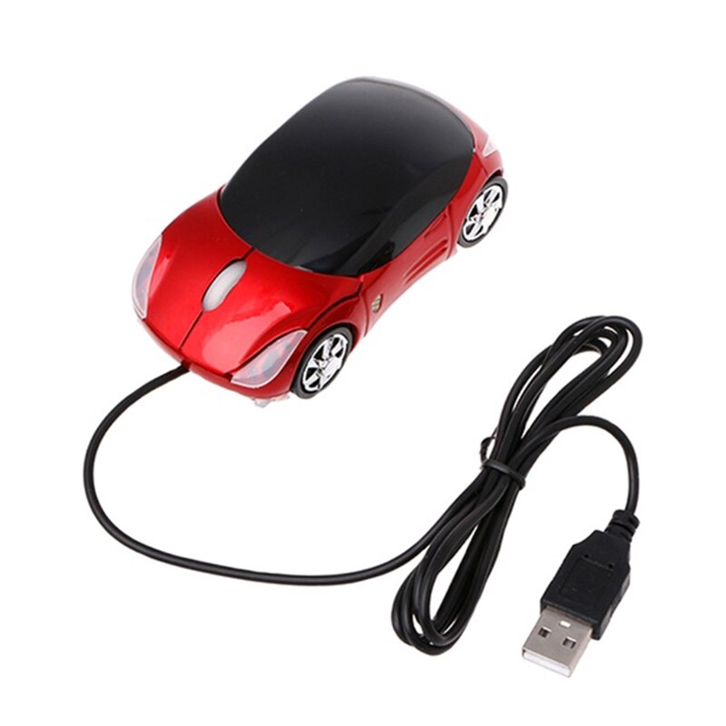Wired Mouse 1000DPI Mini Car Shape USB 3D Optical Innovative 2 Headlights Gaming Mouse For PC Laptop Computer Gamer