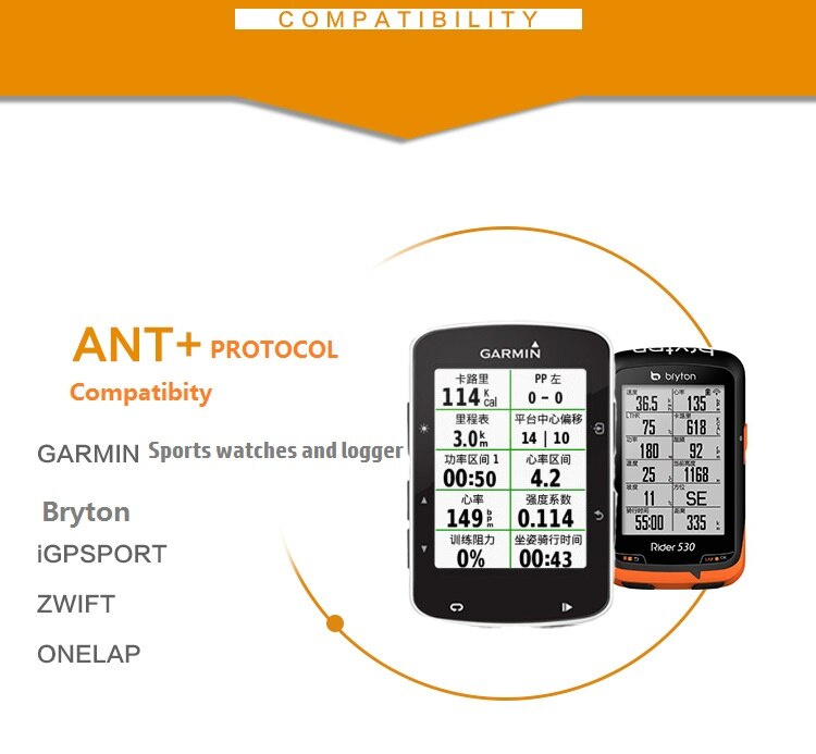 Komputer rowerowy Magene czujnik tętna z pas piersiowy Mrówka Bluetooth MHR10 kompatybilność czujnika garmin-bryton-igps-suunto
