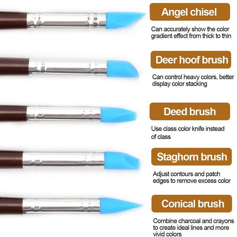 10Pcs Polymer Clay Modelling Sculpting Pen Pottery Models For DIY Craft Art Clay Shaper Sculpting Polymer Modelling Pottery Tool