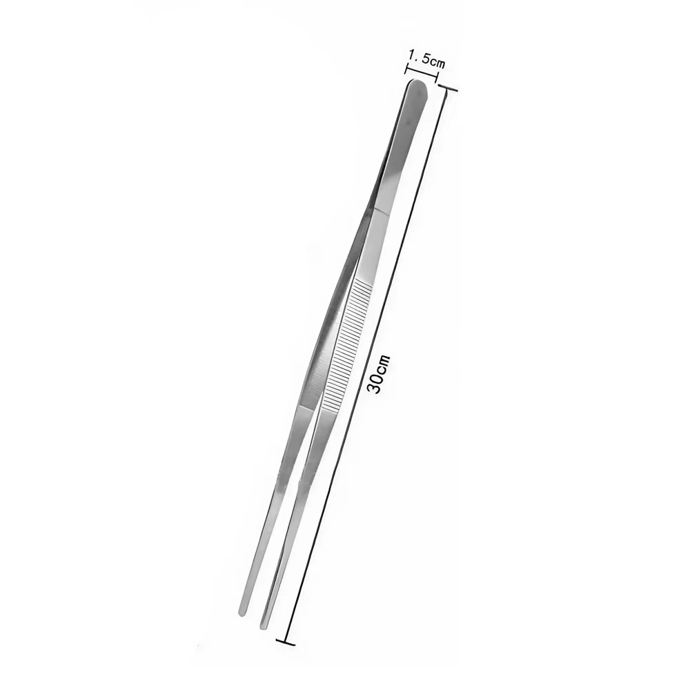 Pinzas para alimentos de acero inoxidable JJYY 304, pinzas antideslizantes para barbacoa con mango largo, pinzas para carne, herramientas de cocina, accesorios de cocina