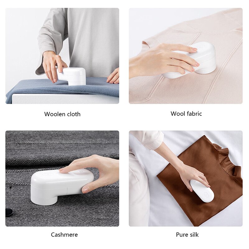 Xiaomi mijia mini vaatteet hiuspalloleikkuri nukanpoistoaine sähköverkko fuzz trimmeri mikro usb ladattava vaatteille pusero